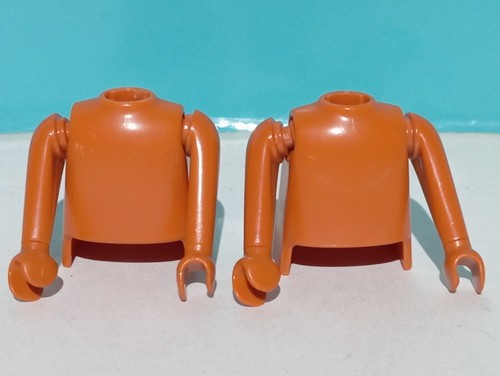 PLAYMOBIL x2 TORSOS CUERPOS BRAZOS MORENOS EGIPCIO SARRACENO ARABE INDIO PASTOR