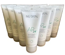 10 Pack Nu Skin Nuskin AP 24 Whitening Fluoride Toothpaste 4OZ see photos!