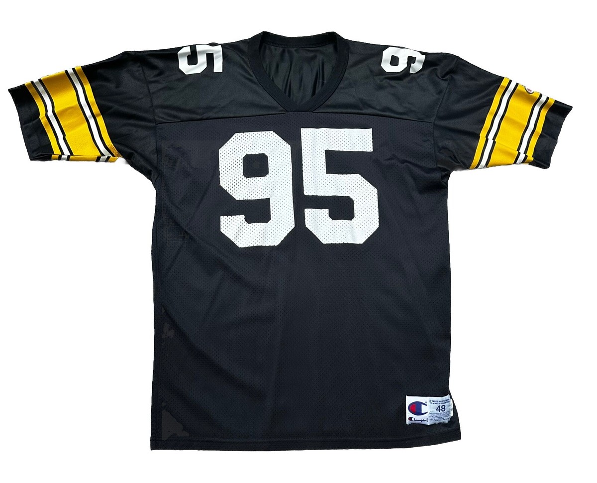 Vtg Champion Greg Lloyd Men’s L Pittsburgh Steelers Jersey Sz 48 NFL  Football