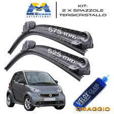 KIT 2 Spazzole Tergicristallo Anteriori SMART FORTWO (451) 2007> 600 + 550mm