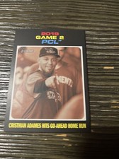 2020 Topps Heritage Minor League #195 Cristhian Adames PCL Game 2