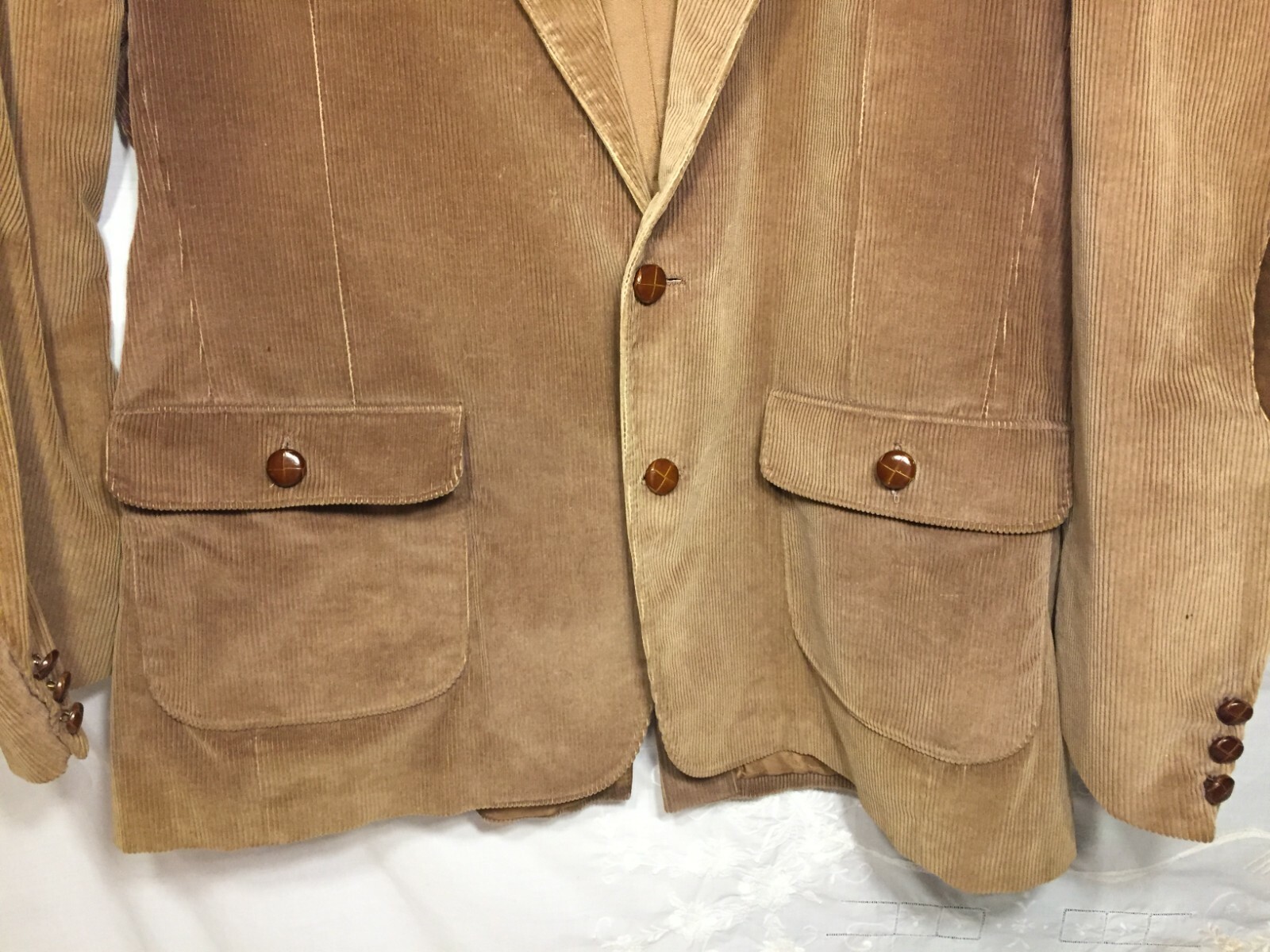 (1) LEVI'S Vintage Elbow Patch Blazer Corduroy Jacket… Gem
