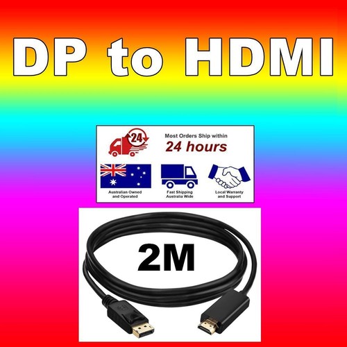 Displayport DP Male to VGA DVI HDMI Female Display Port Converter Adapter Cable - Picture 7 of 7