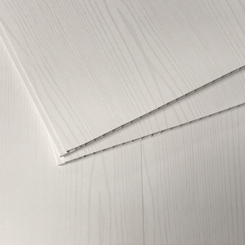 White Ash Wood Effect PVC Bathroom Cladding Shower Wet Wall Panels
