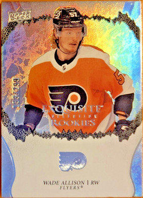 2021-22 Upper Deck Ice #R-5 Wade Allison Exquisite Collection Rookies /299