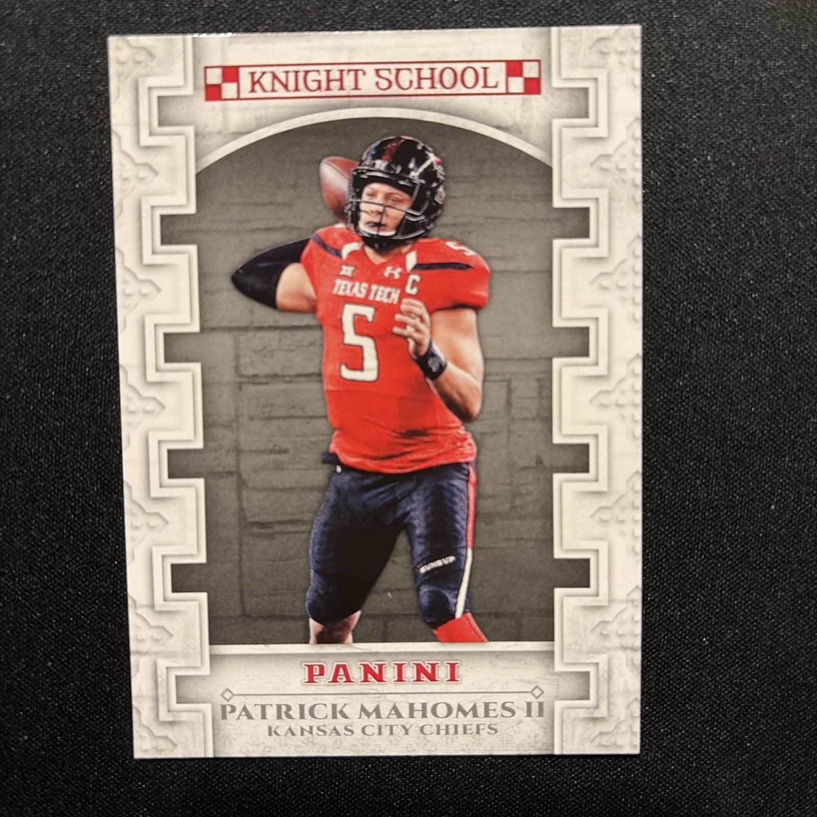 2017 Panini - Knight School Patrick Mahomes II #KNS-PM (RC) Clean