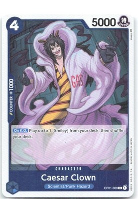Caesar Clown Foil R Romance Dawn OP01 069 NM