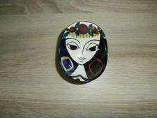 VINTAGE HAND PAINTED NORWEGIAN STAVANGERFLINT SMALL BOWL BY INGER WAAGE