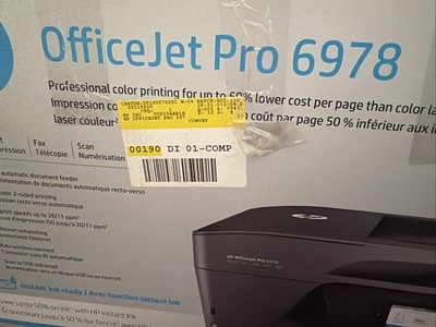 HP OfficeJet Pro 6978 All-in-One Inkjet Printer T0F29A Wireless - Sealed Box
