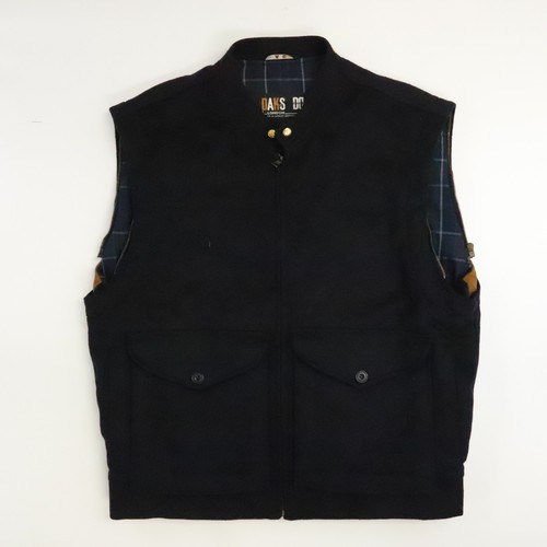 Vintage Daks London Wool Convertible Bomber Jacket Large Removable Sleeves - Picture 3 of 9