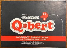Parker Brothers Atari  Sears Video Game Systems Game Manuals