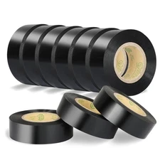 Electrical Tape Black UL Approved 9 Pack 0.7in X 33ft Industrial Grade Vinyl ...