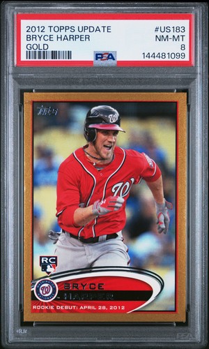 Bryce Harper [Gold] #US183 2012 Topps Update card