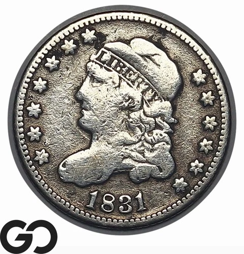 1831-P Capped Bust Half Dime — photo from another recent sale