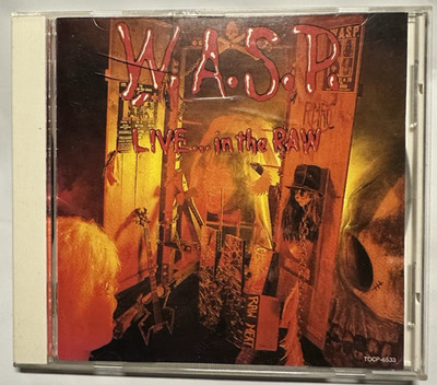 WASP - Live...in The Raw - Import CD -  Rare Japanese CD