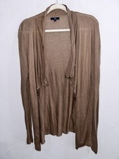 GAP Women s Brown Open Cotton Blend Cardigan Size Medium Casual