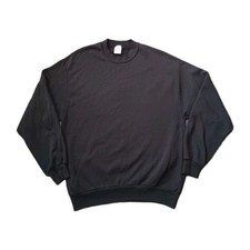 Vintage Jerzees Sweatshirt Mens Large Blank Crewneck Long Sleeve 90s USA