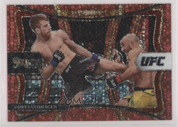2021 Panini Select UFC Premier Level Red Disco Prizm 121/199 Cory Sandhagen 0i7t