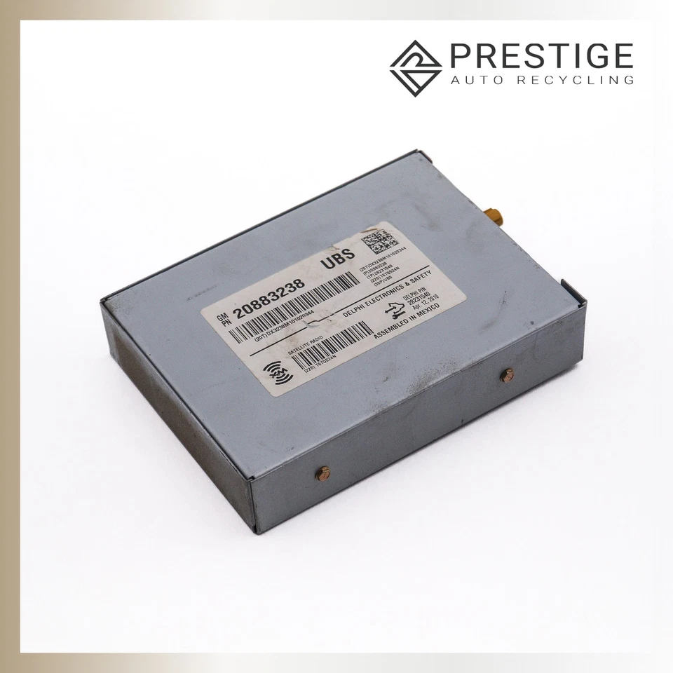 Módulo receptor de rádio via satélite 2009-2012 GMC ACADIA BUICK ENCLAVE 20883238 - Imagem 2 de 4