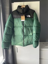 The North Face Men's Puffer Jacket Size M Green And Black