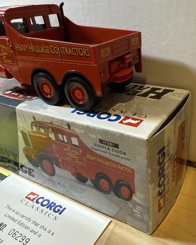 Corgi Classics #17501 Scammell Constructor SIDDLE C. COOK - Image 4 of 4