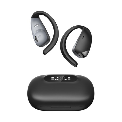 Open Ear Earbuds - Bluetooth 5.3 Wireless Earbuds with Earhooks for 48H Long ...