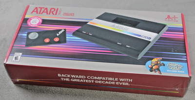 NEW SEALED Atari 7800+ Console Bundle CX78+ Wireless Controller Crystal Quest