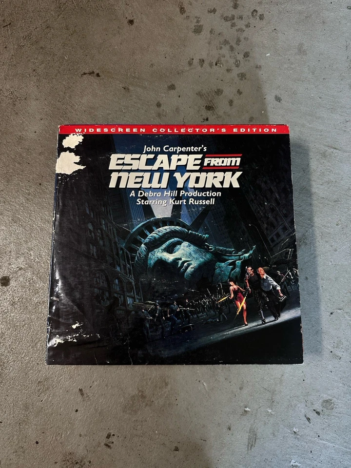 Escape From New York (1981) Laserdisc Widescreen Collector's Edition Foto 2 de 3