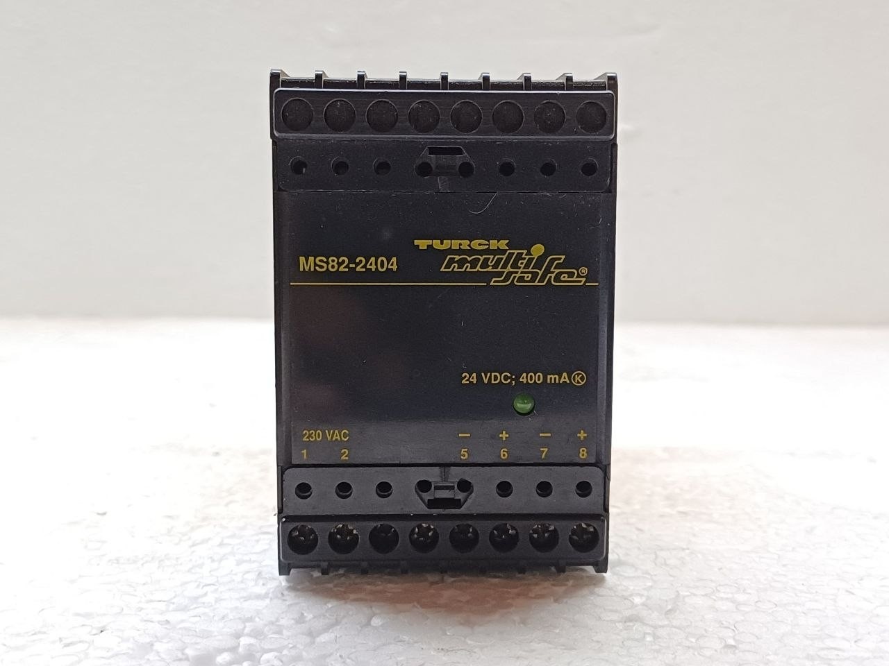 Turck Multisafe MS82-2404 power supply unit 230VAC 24VDC 400mA