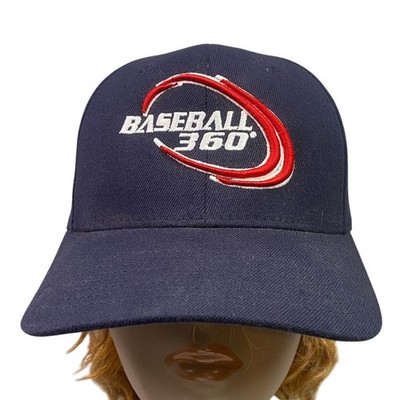 Baseball 360 Hat Adult Med-XL Pacific Headwear Pro Model Cap Wool Blend Spellout