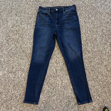 AMERICAN EAGLE JEANS womens Sz 12 Super Hi-Rise Jegging 360NextLevStretch 31x27