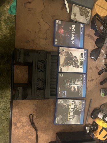 PS4 Game Lot (4 Games) + Dual Controller Charging Dock – Complete