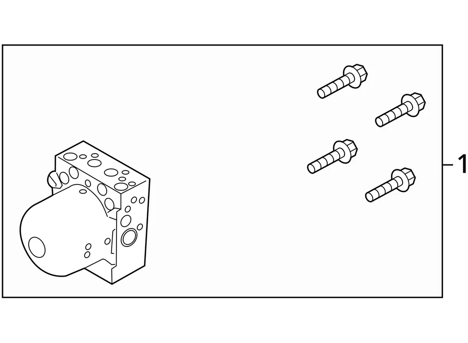  Conjunto de pieza de freno antibloqueo ABS de fabricante de equipos originales se adapta a 12-14 FOCUS 1308604 Foto 4 de 4