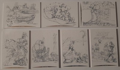 Panini Sine Tempore Studio Premium Asterix 7 Karten Komplettserie