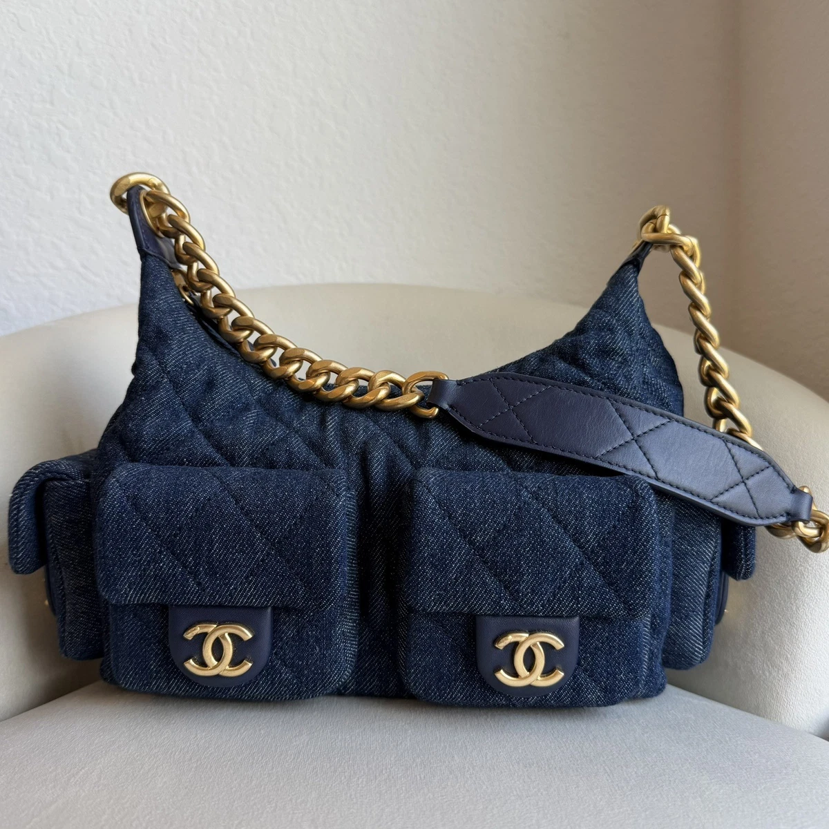 CHANEL Denim Bags & Handbags for Women for sale | eBay