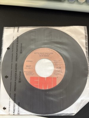 Blue Swede ~ Hooked On A Feeling/ Gotta Have Your Love ~ EMI 45 RPM Record