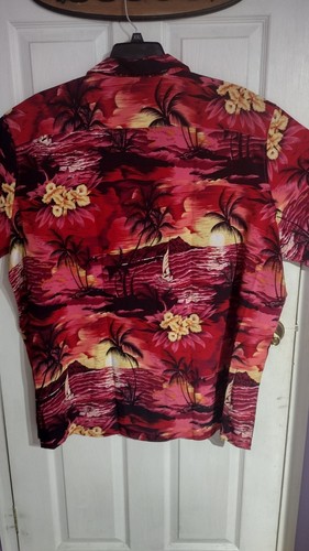 Big And Tall Men's Hawaiian Shirt Size 4X - Picture 4 of 5