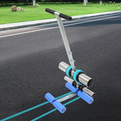 Tape Marking Machine Hand Push Tape Sticking Parking Lot Road Basketball Court