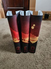 Red Rising Trilogy by Pierce Brown Juniper Dust Jackets Only*