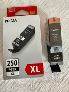 2 NEW Genuine Canon PGI-250 PGBK XL Ink Tank - Black (6432B001)