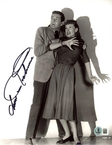 ANN ROBINSON SIGNED AUTOGRAPH 8X10 PHOTO SYLVIA WAR ACTRESS BECKETT BAS COA