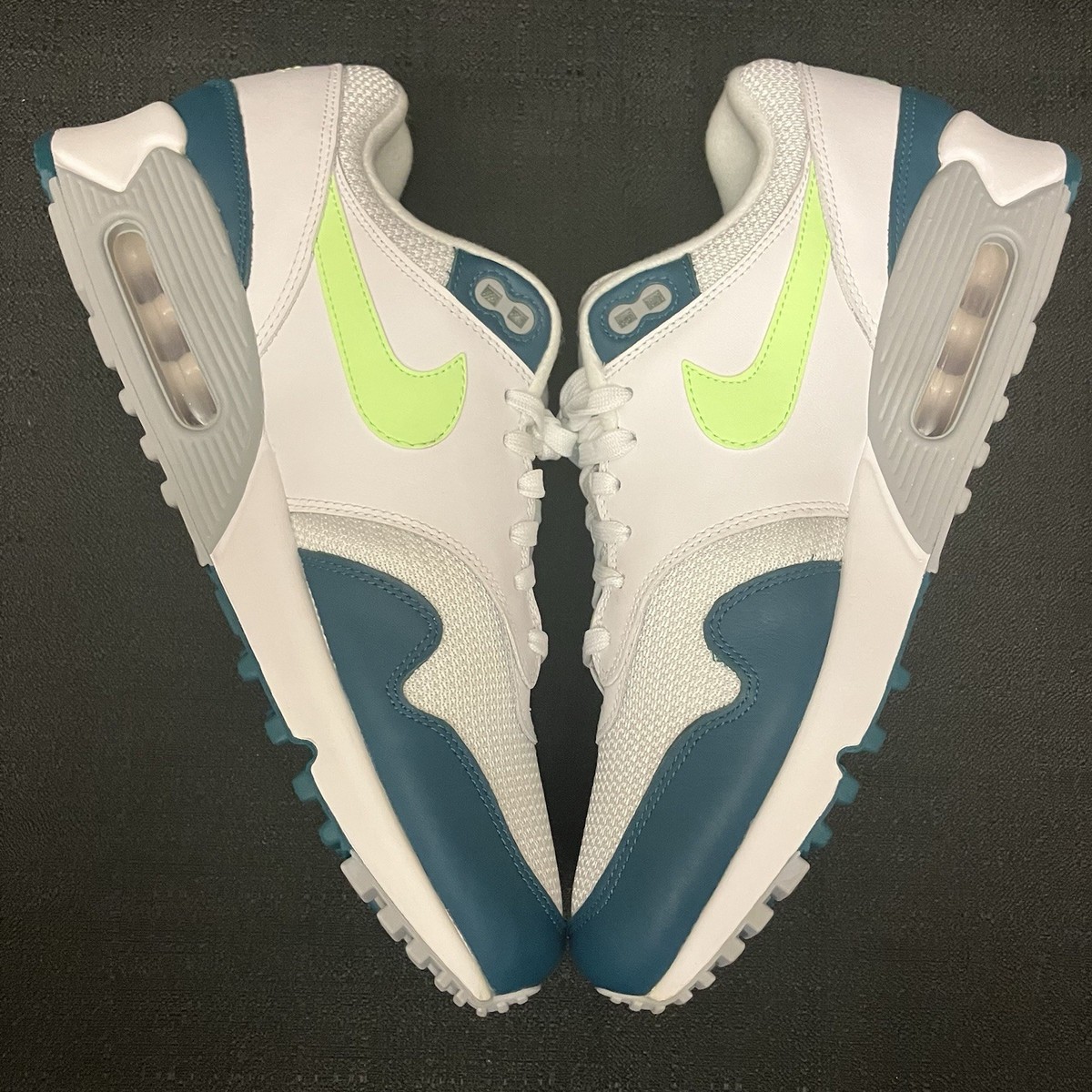 White Spruce Lime Green Nike Air Max 90/1 Running Shoes sz 13 sneaker AJ7695-103 Nike Air Max 90/1 Spruce Lime - AJ7695-103 Raffles & Where  main image 3