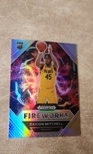 2021-22 Panini Prizm Draft Picks - Fireworks Davion Mitchell #11 Silver Prizm...