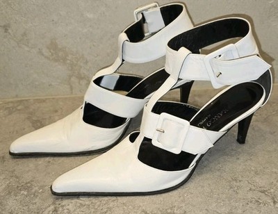   Franco Russo   Napoli Pumps 39 Weiß Damenschuhe High Heels Top
