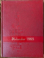 Vintage 1965 HILAND HIGH SCHOOL Yearbook Berlin Ohio Hilander