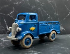 Vintage Cast Iron Arcade Ice Truck Flat Bed 7" - Made in the USA