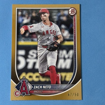 2025 Bowman - Zach Neto #55 Gold /50