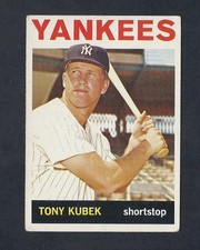 1964 TOPPS #415 TONY KUBEK - NEW YORK YANKEES - SEMI HIGH NUMBER - NICE!