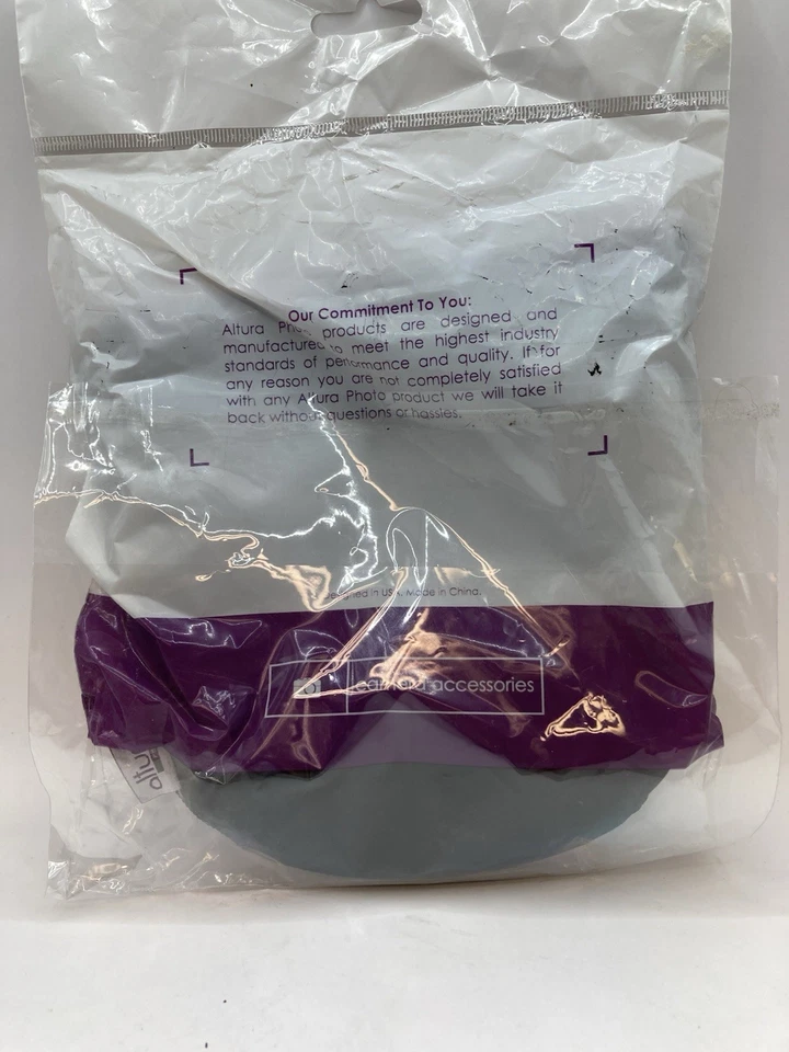 Lens Pouch - Altura Lens Bag BlkPurple Pouch Soft Inside Drawstring Hanging Clip - Image 3 of 4