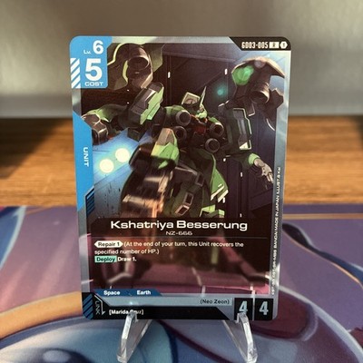 Gundam TCG - Kshatriya Besserung GD03-005 - Rare Holofoil - Steel Requiem